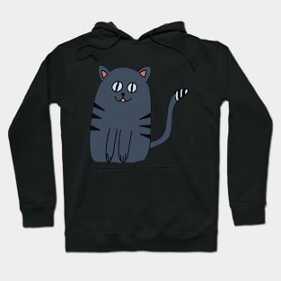 I MEOW YOU! Cute cat illustration Hoodie